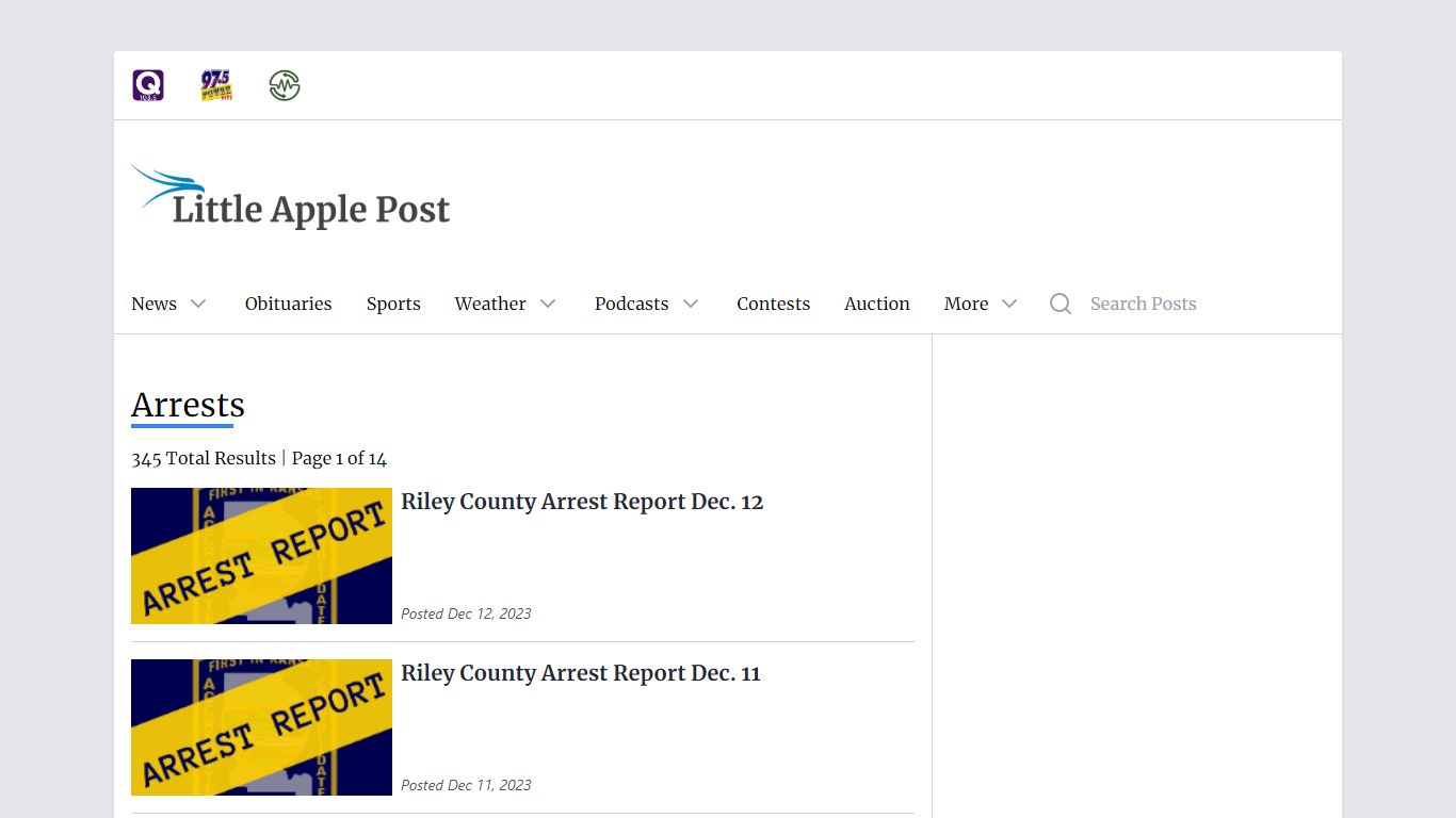 arrests | Little Apple Post